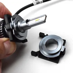 2PCS Car Lights H7 LED Base for Ford Focus MK2 Mondeo MK4 Low Beam H7 Halogen Upgrade To LED Base