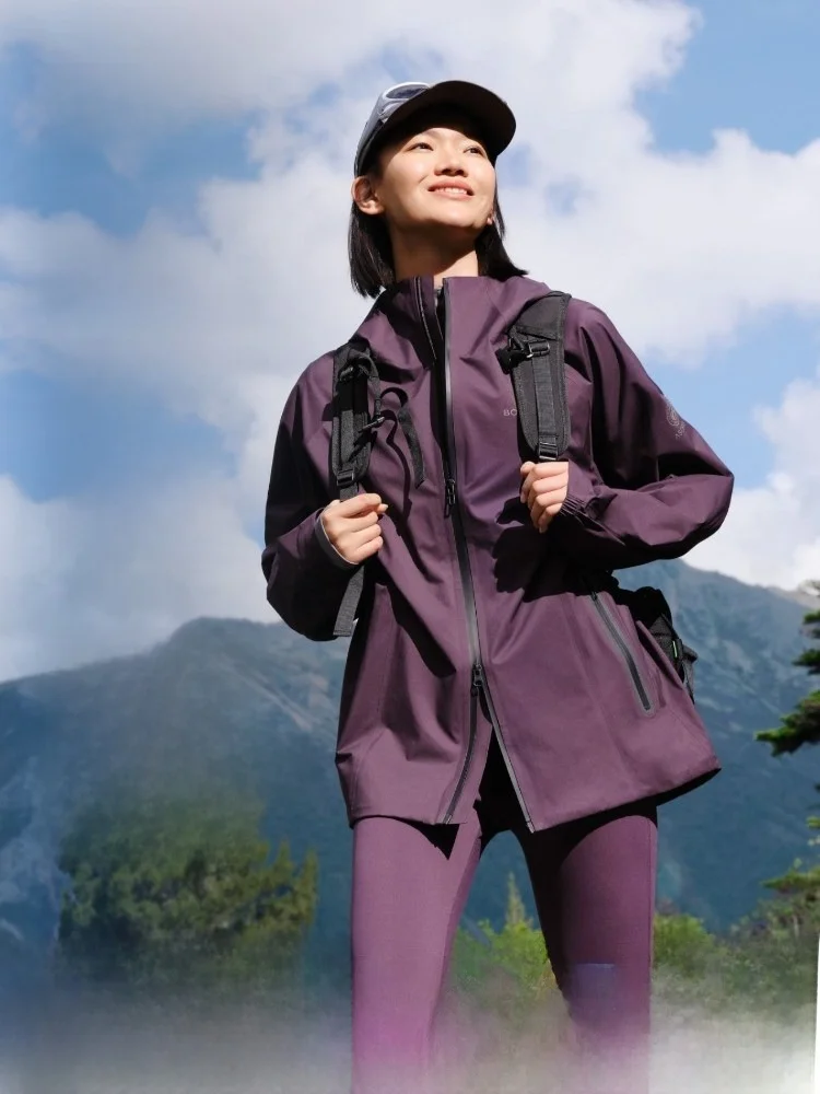 

Bosideng New Soft ell Jaet ex Lightweight Windproof Waterproof Outdoor Hiking Climbing ort Coat Nylon Fiber Long Sl...