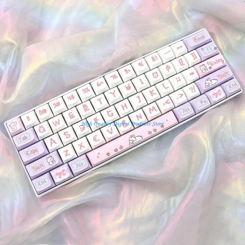 

U2JE Milk Keycaps PBT XDA Keycap For dz60/RK61/64/gk-61/68/98/104/108 Mechanical Keyboard 7u 2.25/2.75 Split Spacebar