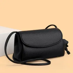 Women Small Shoulder Bags Fashion Designer Soft Leather Crossbody Bag New Trendy and Versatile Purses Messenger Commuting Bag