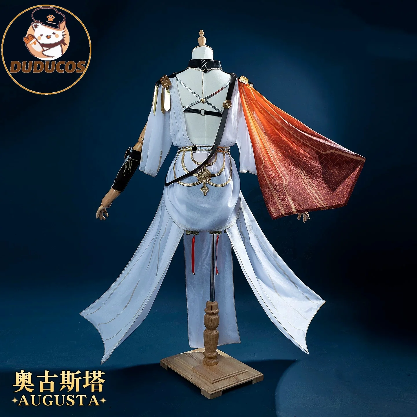 DUDU-R Game Wuthering Waves Augusta Cosplay Costume Augusta Outfit Wig Shoes For Hallowmas Party Adult Women Men view 2