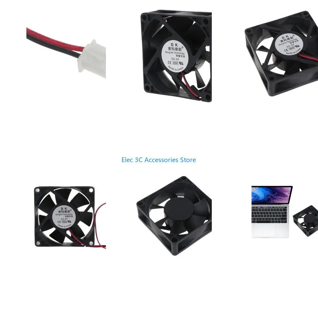 Y51A 70mm Cooling Fan 12V 24V 5V 70x70x25mm XH2.54 2P Oil Bearing 2200R Cooler