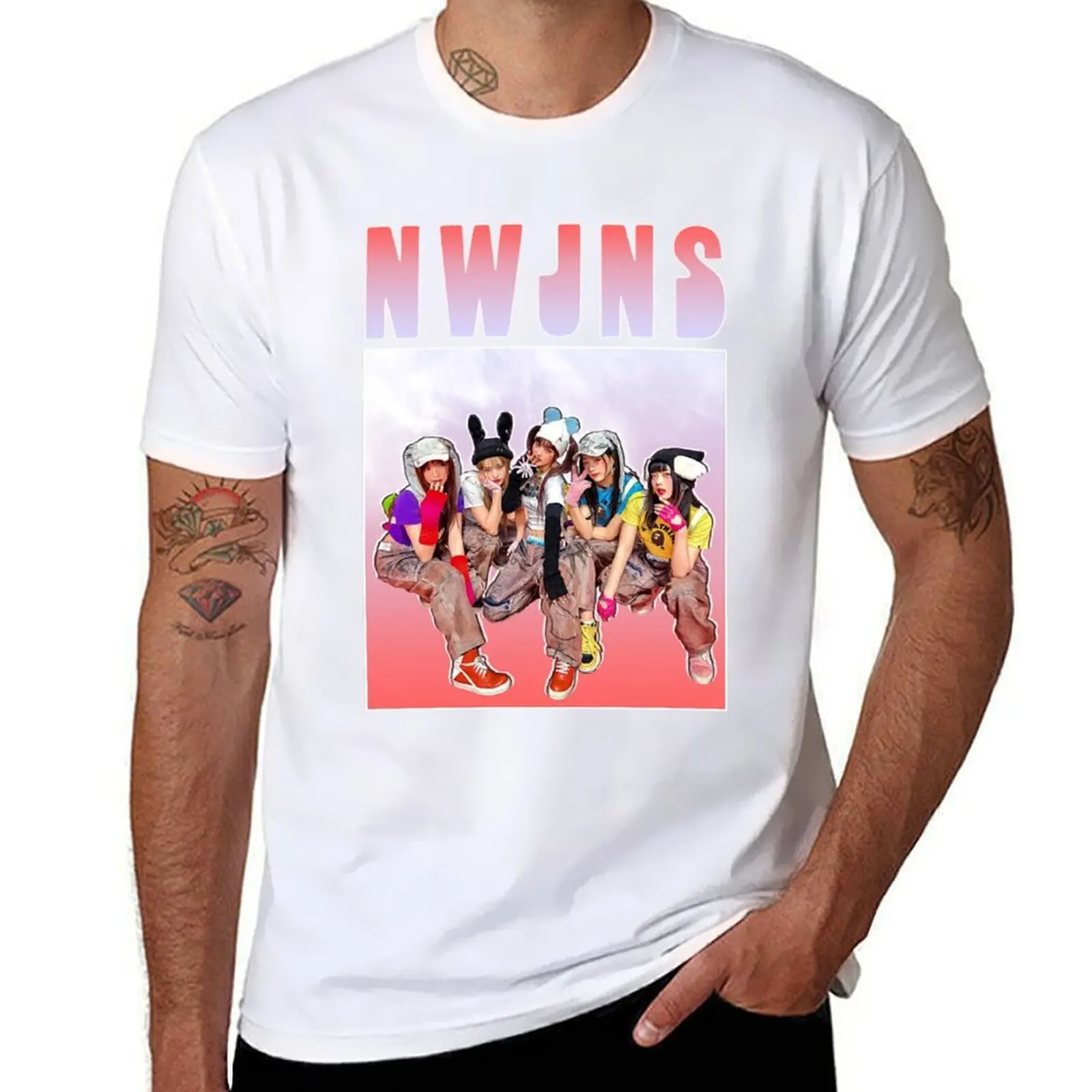 

Néwjéáns Homágé Vintágé Désign T-Shirt mens graphic t shirts t shirt man cotton T-Shirt
