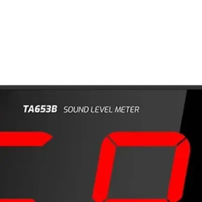 TA653B Sound Level Meter 30-130dB Wall Mounted Noise Decibel Detector With Large LCD Display USB Data Storage For Industrial