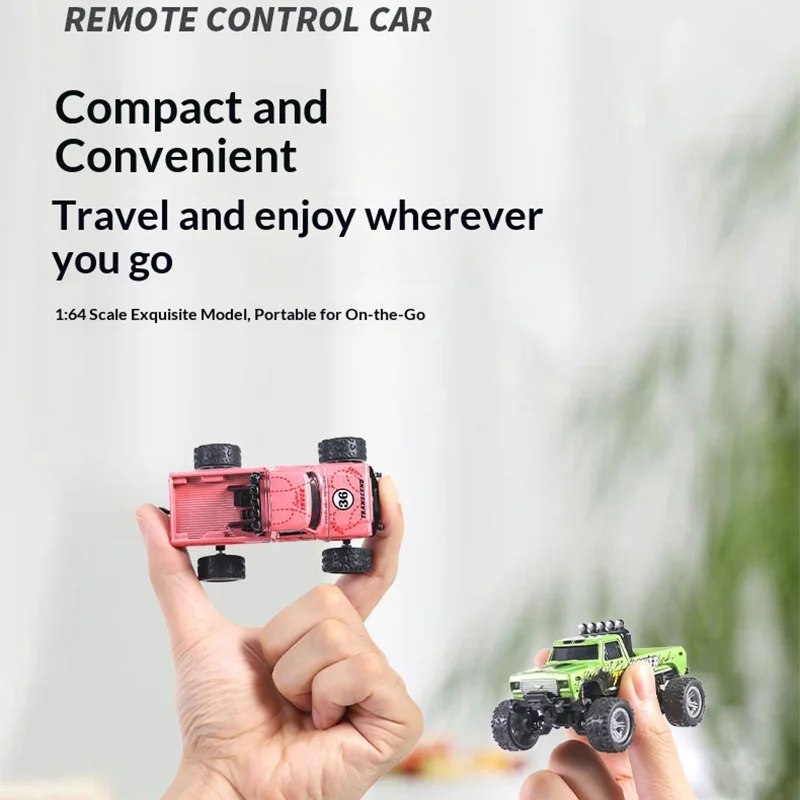 Bigfoot alloy mini remote control car off-road vehicle desktop RC ultra small boy toy children's four-wheel drive drift