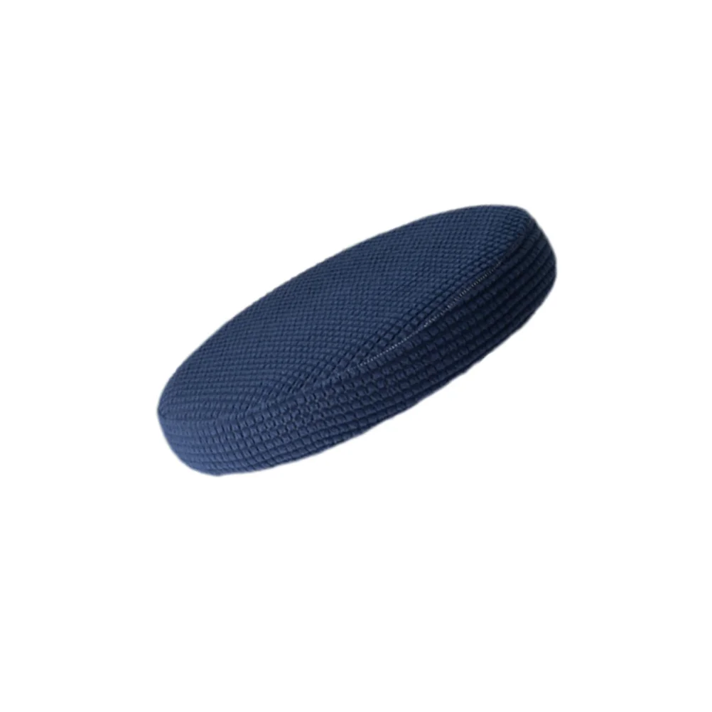 Capa de cadeira elástica elástica protetor de assento redondo para sala de jantar banquete de casamento hotel festa escritório 30-38cm