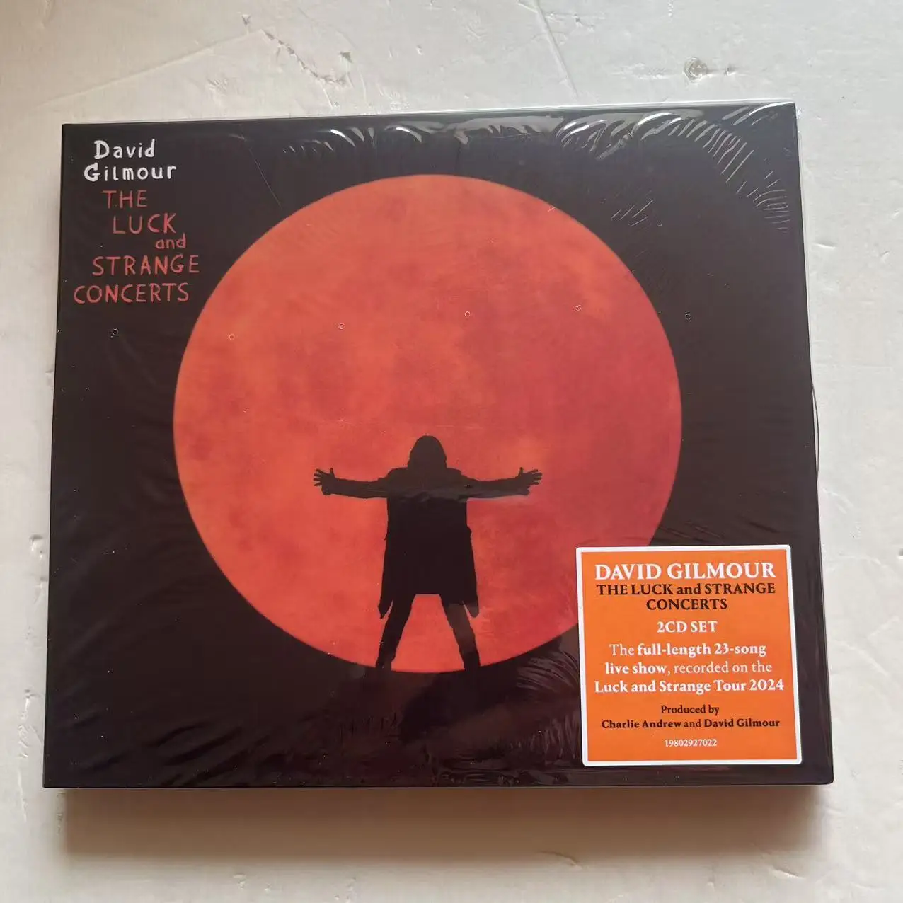 Rock david gilmour música cd a sorte e estranhas concertos álbum 2 pçs registro de música cosplay walkman carro soundtrack caixa festa música