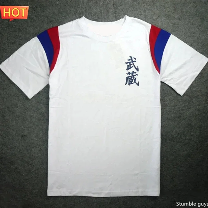 Captain Tsubasa Nankatsu Fußball-Trikot Anime Herrenbekleidung Jungen T-Shirt Cosplay Fan-Version Lässiges Geschenk-T-Shirt