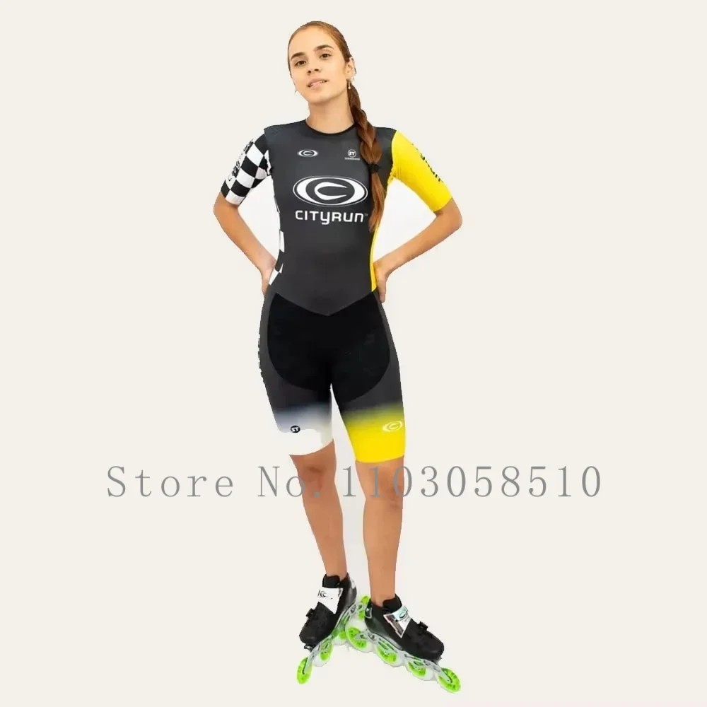 2025 Cityrun Speed Skating Unisex Skates Suit Triathlon Speed Inline Roller Skate Monkey Skinsuit Comfortable Fast Skating 2025