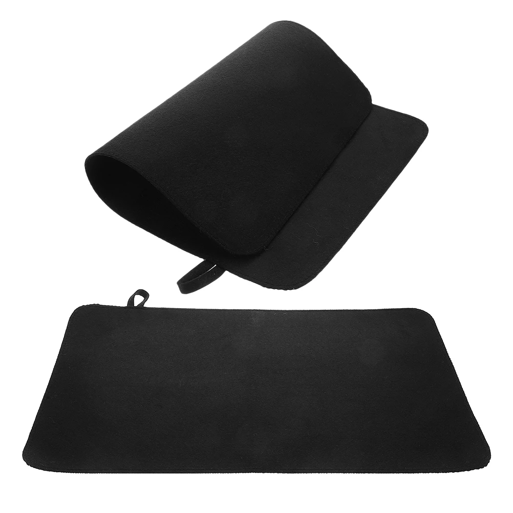

2 Pcs Indoor Felt Pad Portable Sauna Cushion Heat Insulation Accessories Seat Mat Floor