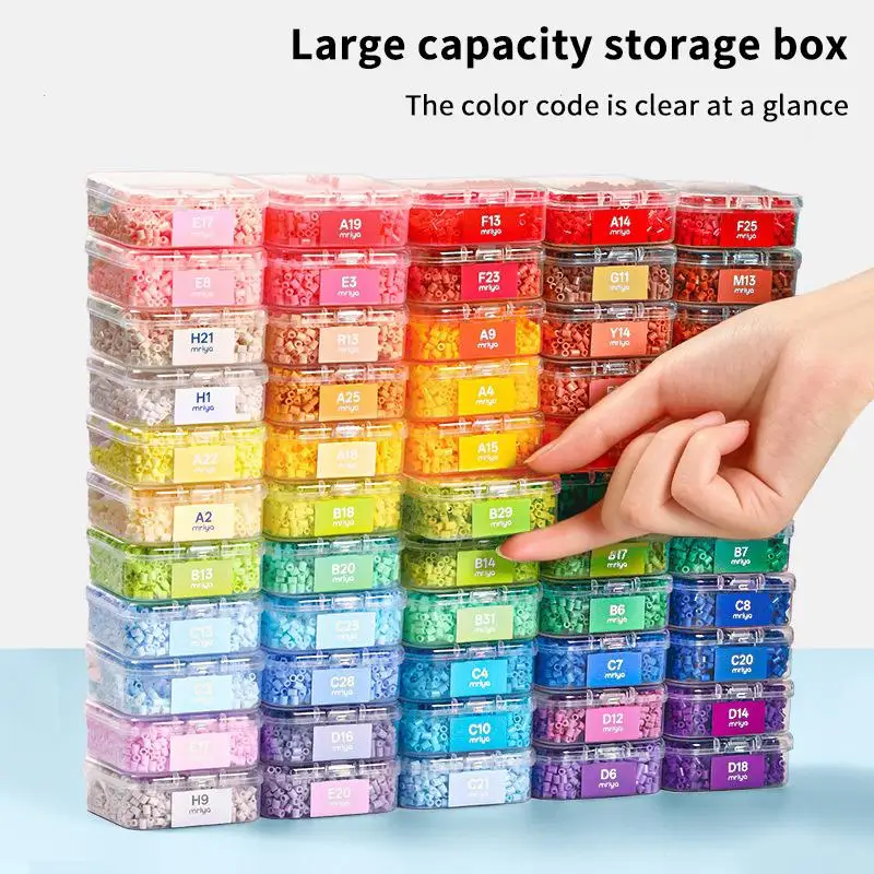 1/20 Pcs PP Storage Box Mini Transparent Plastic Case Container Square Rectangle Packaging Box For Jewelry Beads Small Item