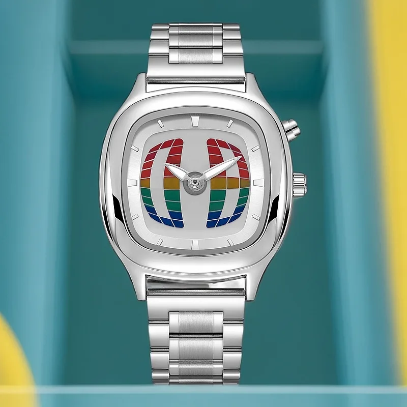 New Square Watch for Men Niche Light Luxury Waterproof  Number Seconds Men's Wristwatch Trendy Y2K Quartz Watches Reloj Hombre