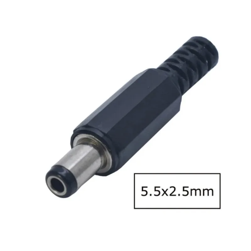 10pcs DC Female Male Power Plug  Male Female Jack Socket Adapter Connectors Set Compatible with DIY Projects Connector