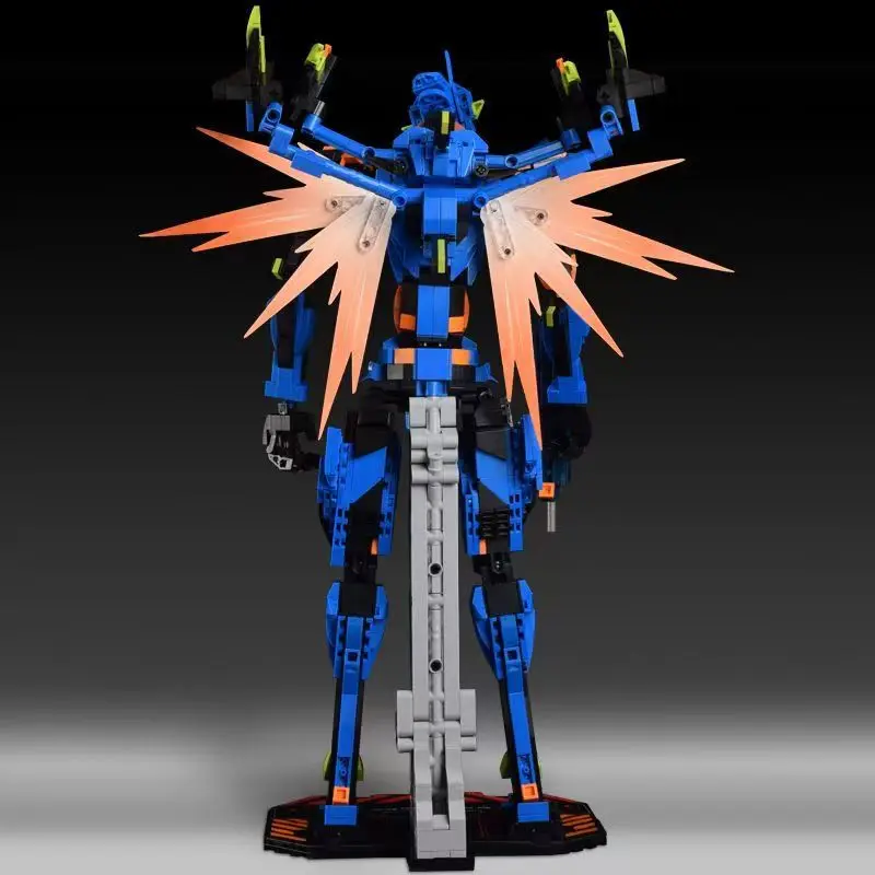 متوفر MOC وحدة تقنية الإبداع-01 Mecha اللبنات تجميع الطوب الروبوت لتقوم بها بنفسك لعب الأطفال هدية الكريسماس مجموعة #5