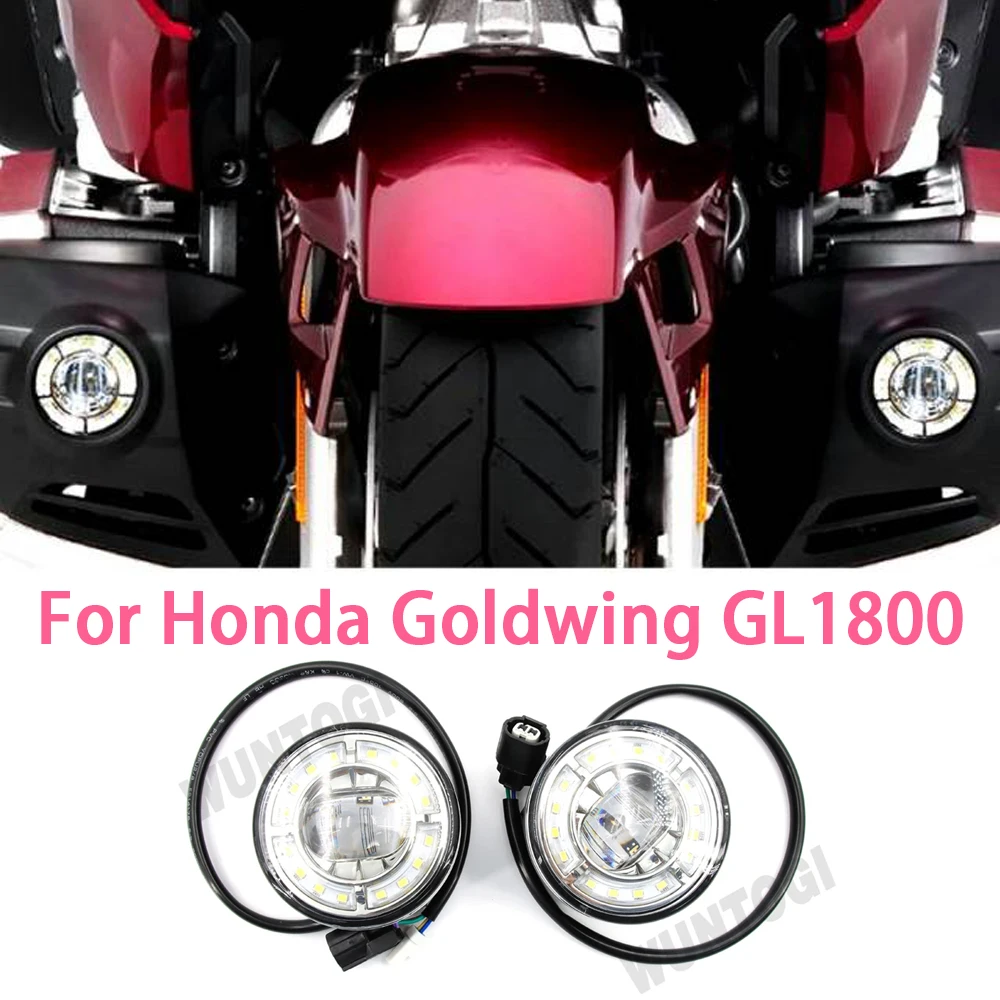 For Honda Gold Wing GL1800 Tour DCT MULTI-FUNCTION FOG LIGHT KIT W/ DRL & LED STROBE 2018-2023 GL1800 Motorcycle Foglights Kit