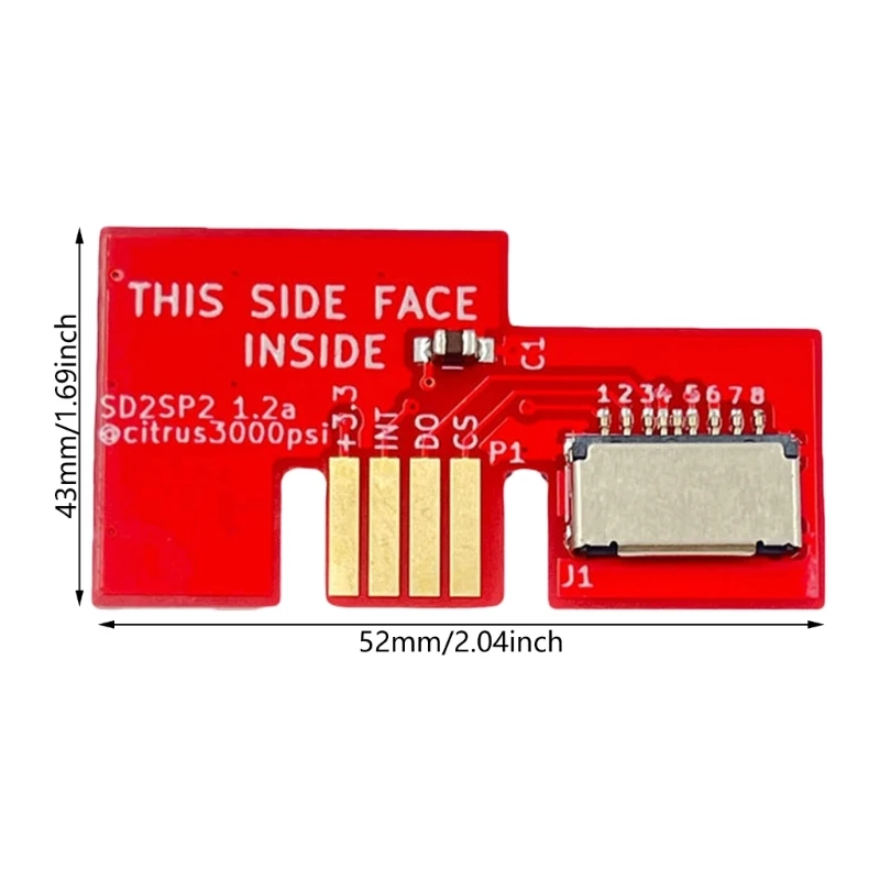 Bộ Chuyển Đổi Thẻ Cho Game Cube SD2SP2 SDLoad Đầu Đọc Thẻ SDL Phụ Kiện Chơi Game Đầu Đọc Thẻ Nhớ Động