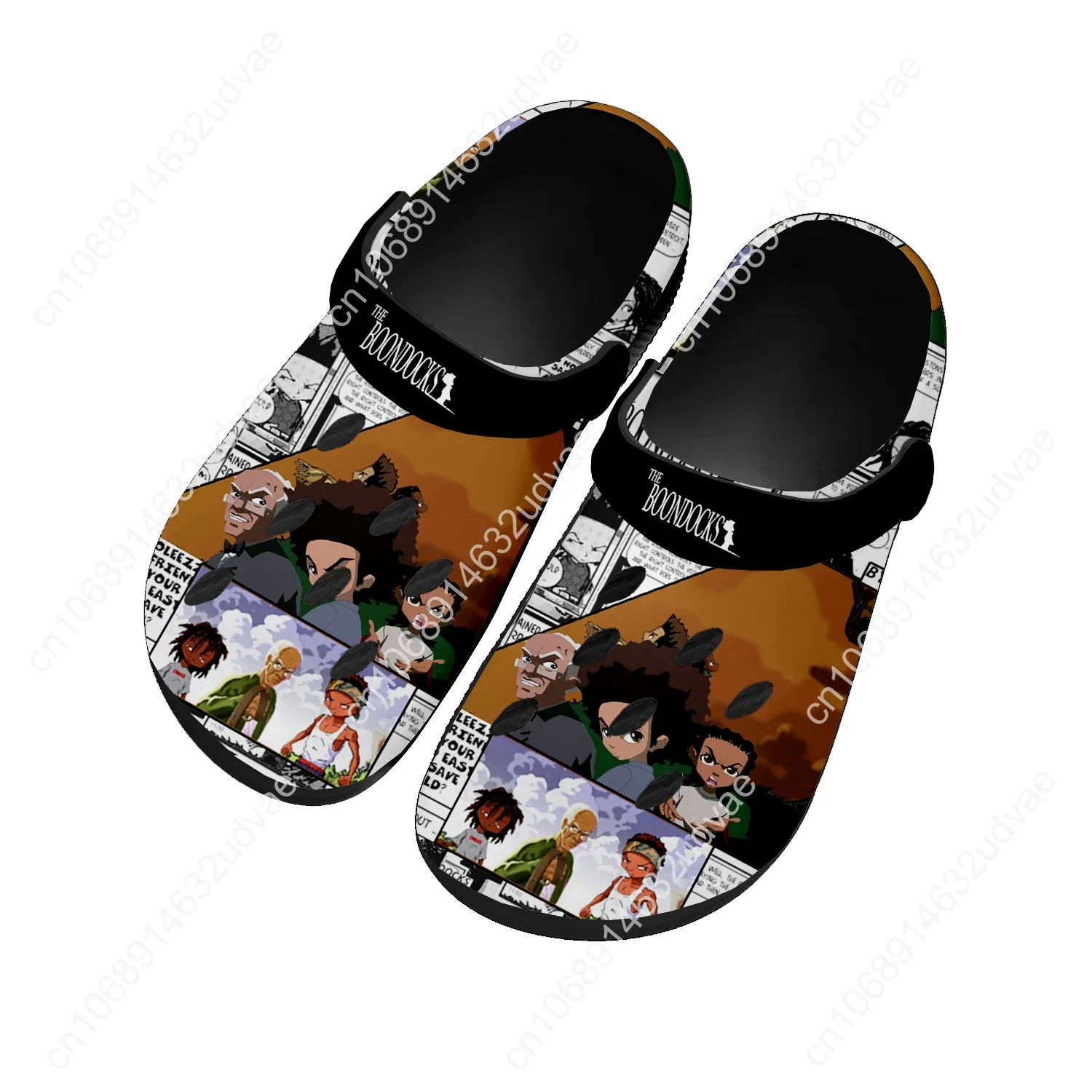 Boondocks هيوي رايلي فريمان أحذية ماء رجل إمرأة جودة عالية حديقة المنزل قباقيب تخصيص الصنادل ثقب تنفس النعال