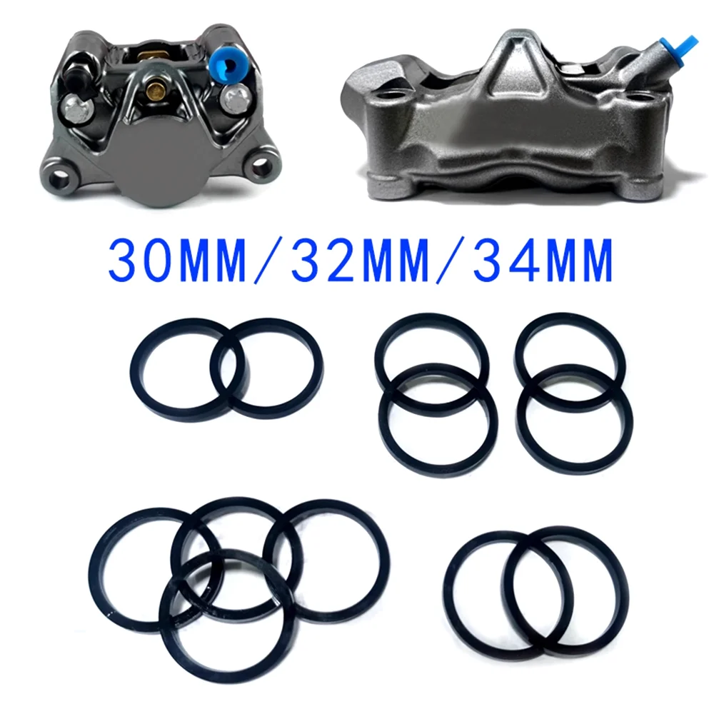 Motorcycle High Performance Brake Caliper Piston Sealing Ring Oil Seal Dust Ring Set 30/32/34MM For 40/100//84mm Install Caliper