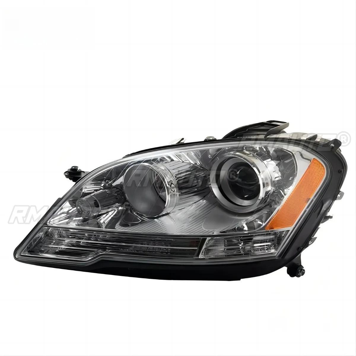 

Левая и правая противотуманная фара, светодиодная дневная фара, передняя светодиодная фара в сборе, широкий угловой светильник для Mercedes Benz ML450 ML550 ML63 2010