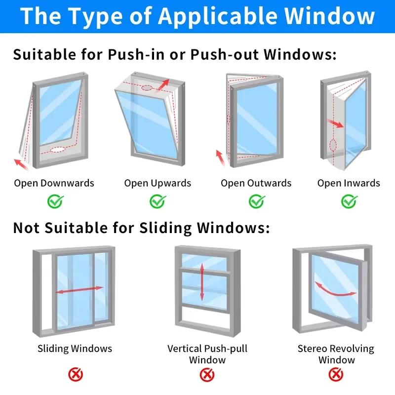 Universal Portable Air Conditioner Window Seal Kit 400cm with 90x210cm Size Mobile AC Unit 600cm Window Seal for Home Use