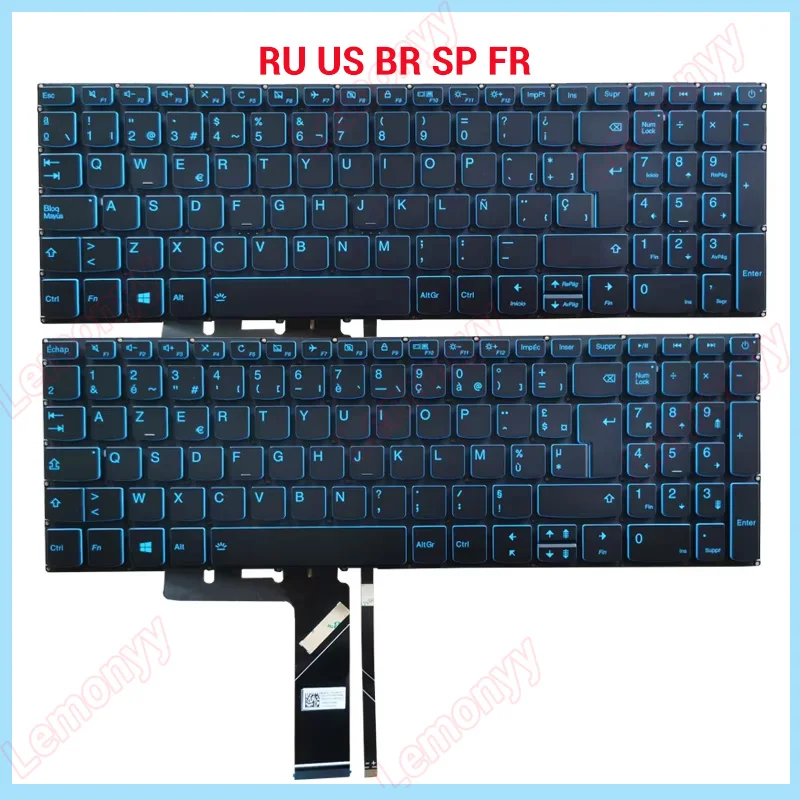 NUEVO teclado para portátil IdeaPad L340-15 L340-15IRH L340-15API L340-15IWL L340-17 L340-17IWL US/Francés/Brasil/Español