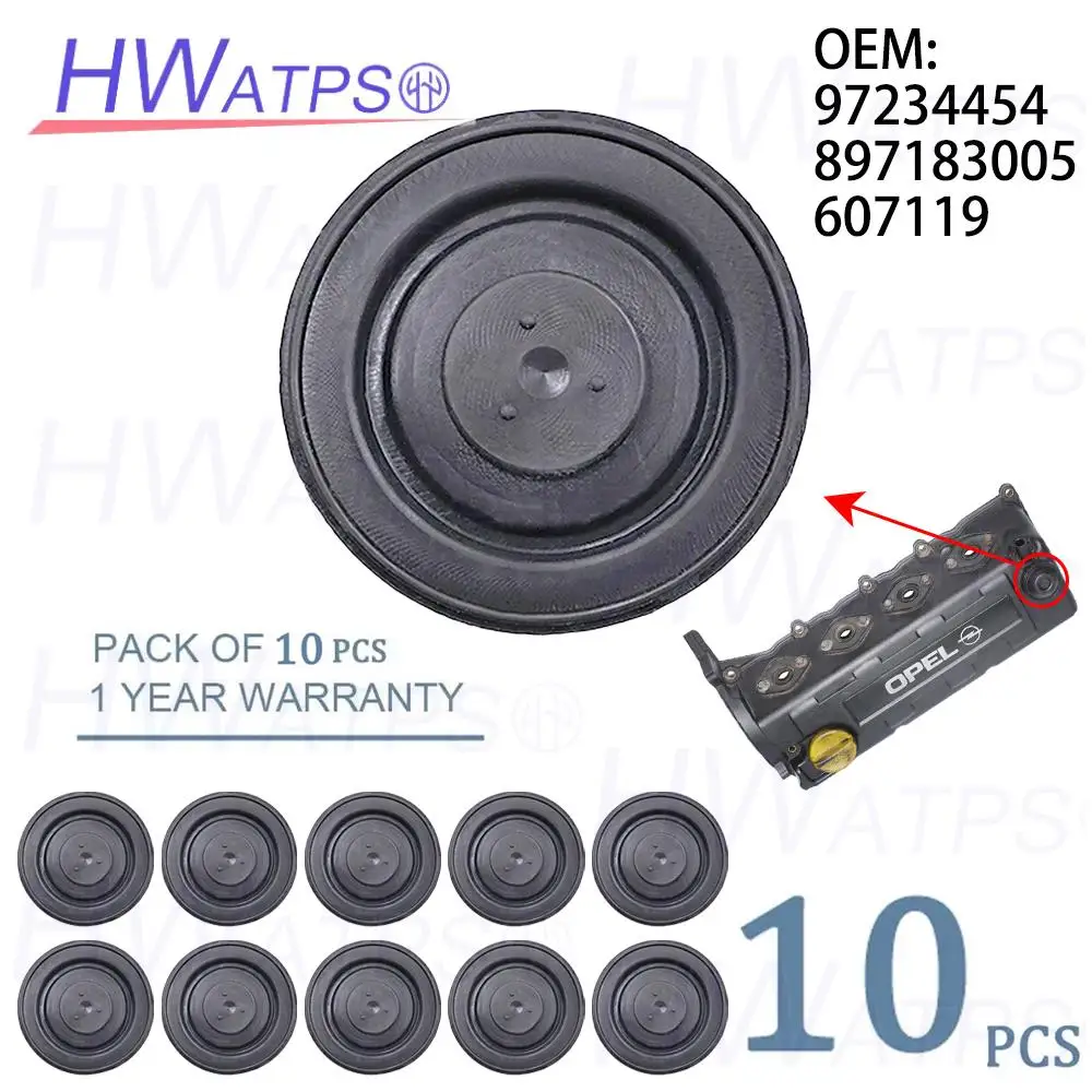 1/5/10pcs 897183005 Valve Cover Membrane 97234454 607119 For Opel Astra G Corsa C Meriva A ZAFIRA-A 1999-2005 Y17DT