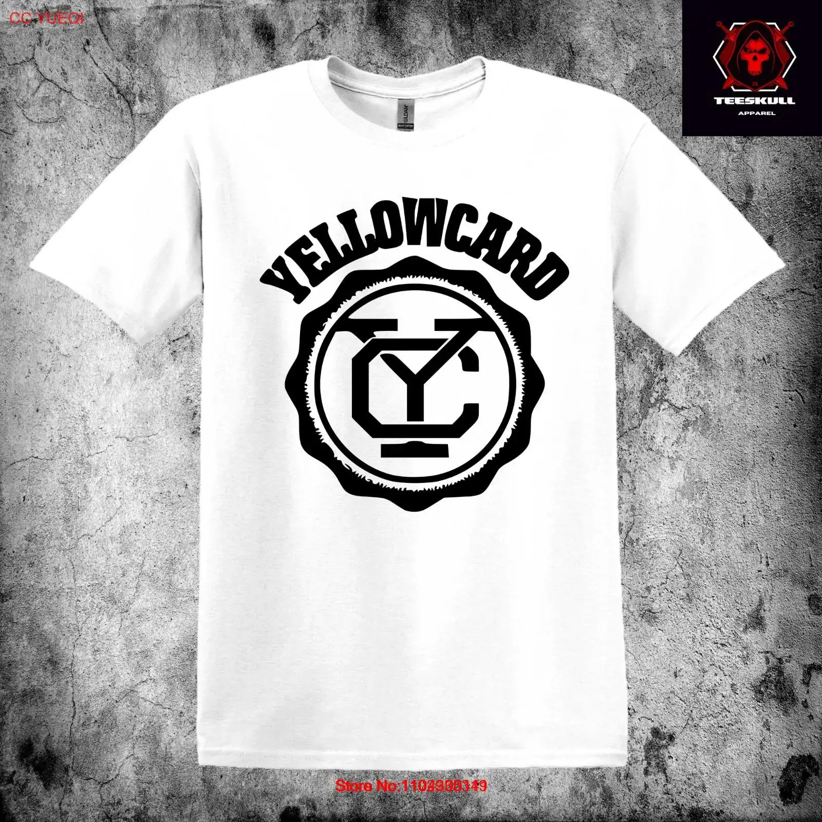 

Футболка Yellowcard Pop Punk Rock Band из плотного хлопка унисекс, S-3XL