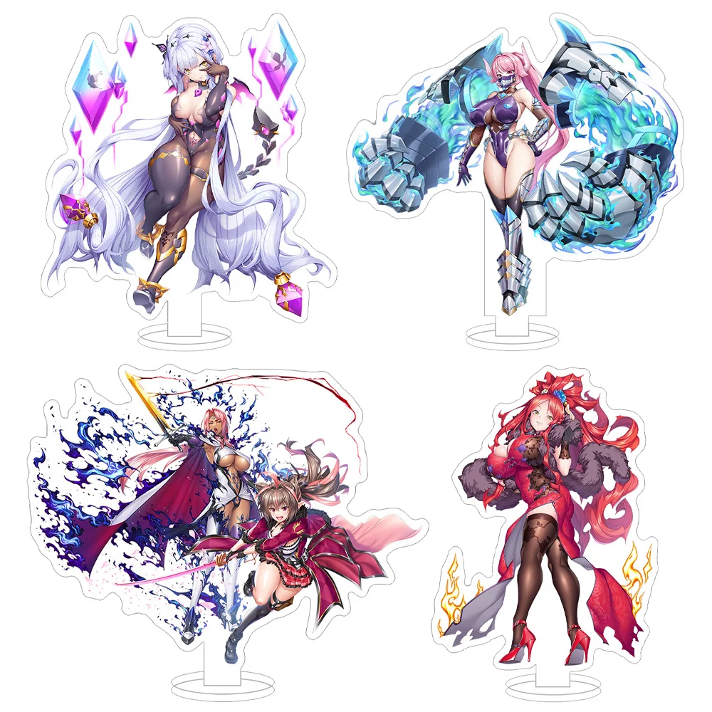 Taimanin Aozora Miki Minase Momiji Tina Worrell Uehara Rin Mori Shizuka Kugimitsu Chloe Bilva Аниме Фигурка Акриловая подставка в подарок