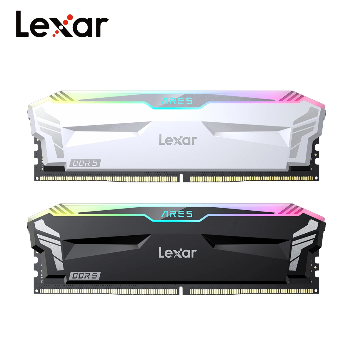 Lexar-DDR5 GB Ramメモリ,6400MHz,32GB,黒,白,intel xmp,3.0