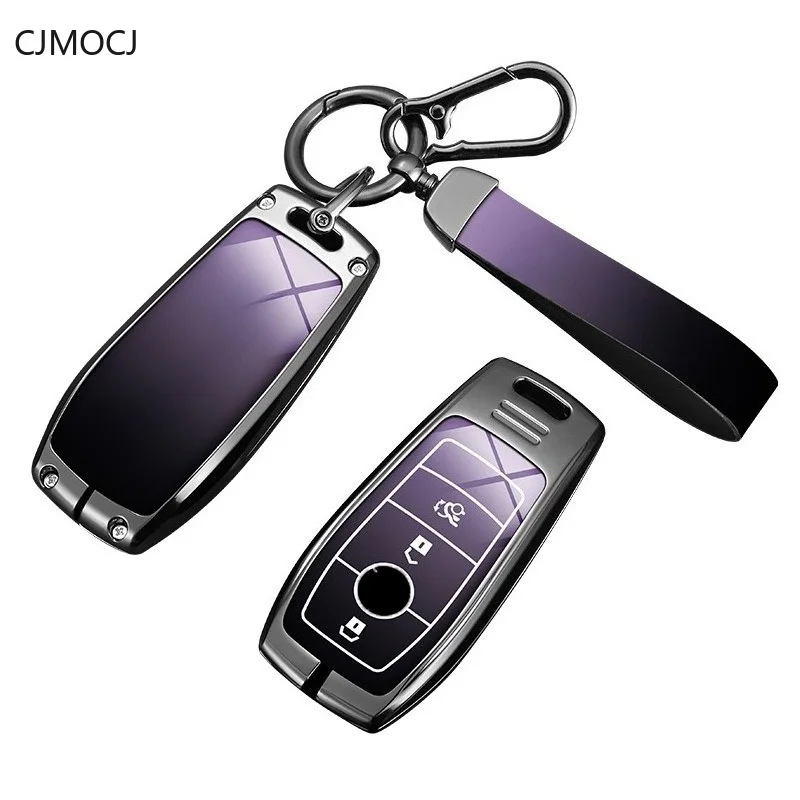 

Premium Zinc Alloy Key Cover for Mercedes-Benz C-Class/E-Class/S-Class - Protective Key Case Keybag Keychain