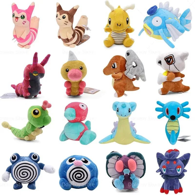50 Styles Pokemon Plush Toys Cubone Butterfree Caterpie Weedle Garchomp Litwick Furret Stuffed Animal Anime Dolls Birthday Gift