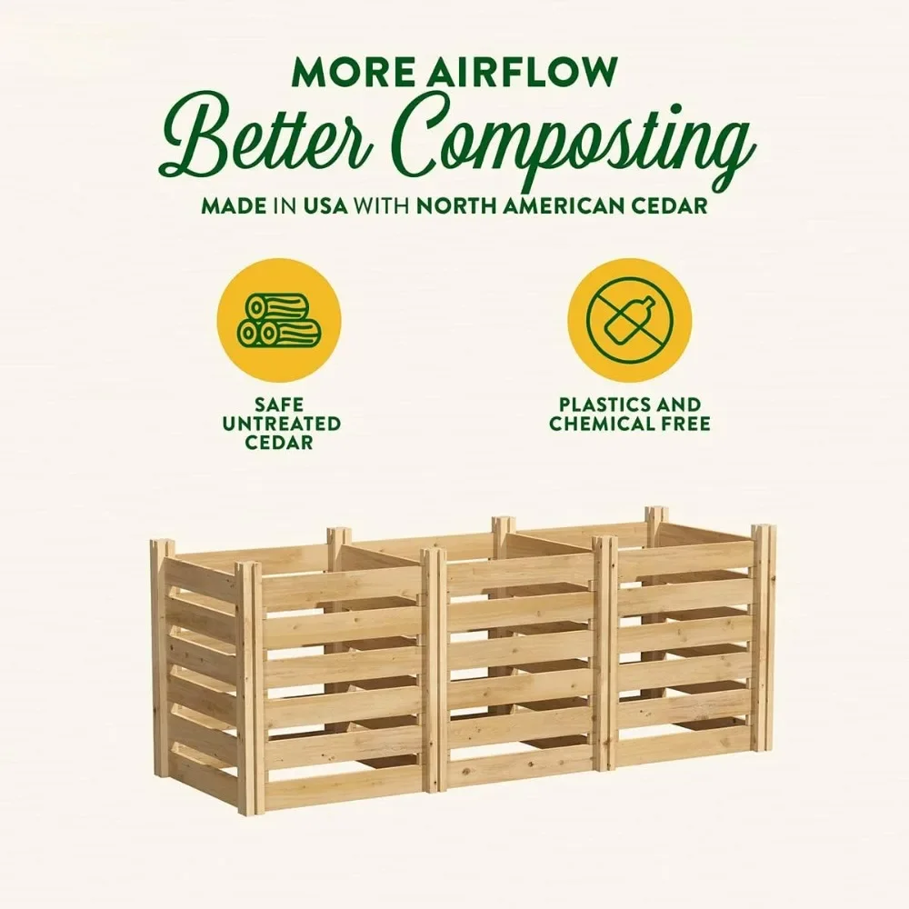 Cedar Wood Composter, 24