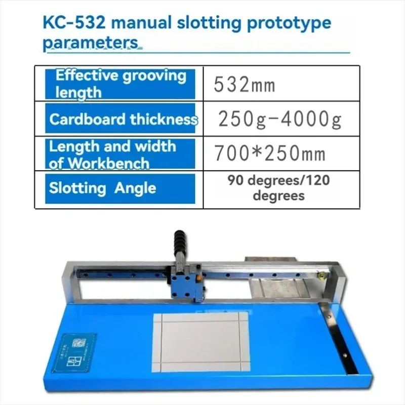 Electric V Groove Machine Gray Board Slotting Proofing Machine Gift Box Professional Slotting Cardboard Density Board