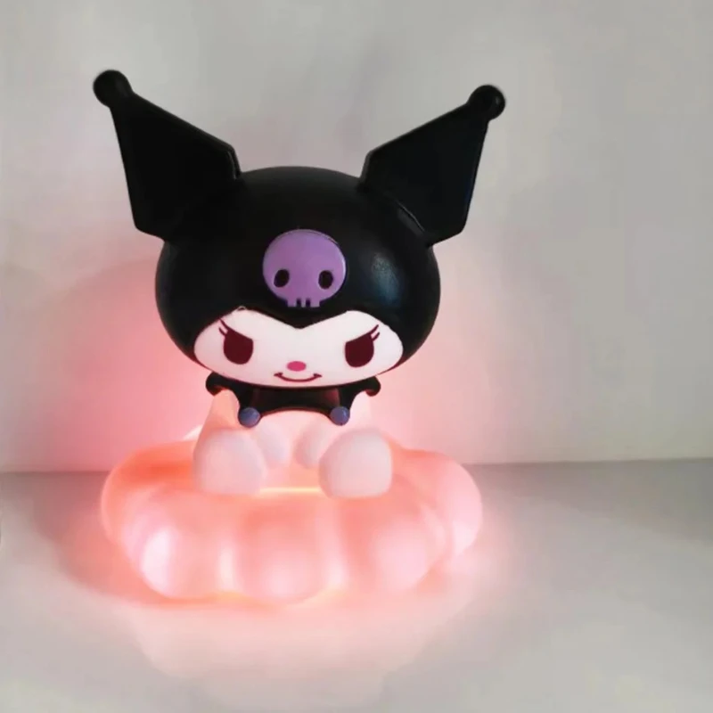 

Animation Sanrios Kitty Kawaii Glowing Cloud Lamp Hello Kitty Bedside Lamp LED Night Light Cake Decoration Decoration Gift