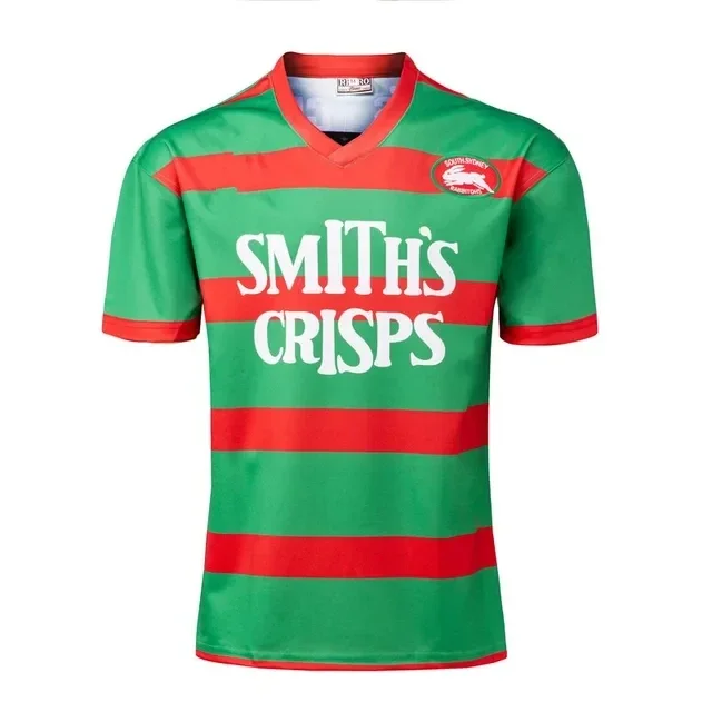 1989 South Sydney Rabbitohs Retro Rugby Jersey - Mens Size:S-5XL（Print Name Number）Top Quality