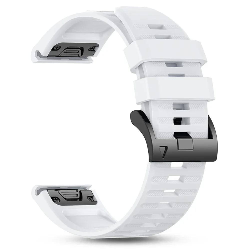 QuickFit 22 26mm siliconen band voor Garmin Fenix 5 5X Plus 6X 7 7X Pro Quatix 8 Fenix 8 Pro 51mm 47mm Epix Outdoor Sport Armband