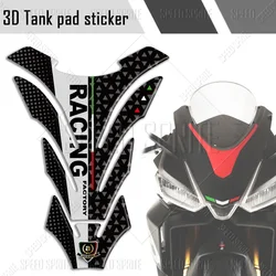 For Aprilia 3D Fuel Tank Pad Stickers Protector Decal RSV4 GPR RS 125 150 Shiver750 900 Tuono v4 rs660 RS4 125 rsv 1000 mille