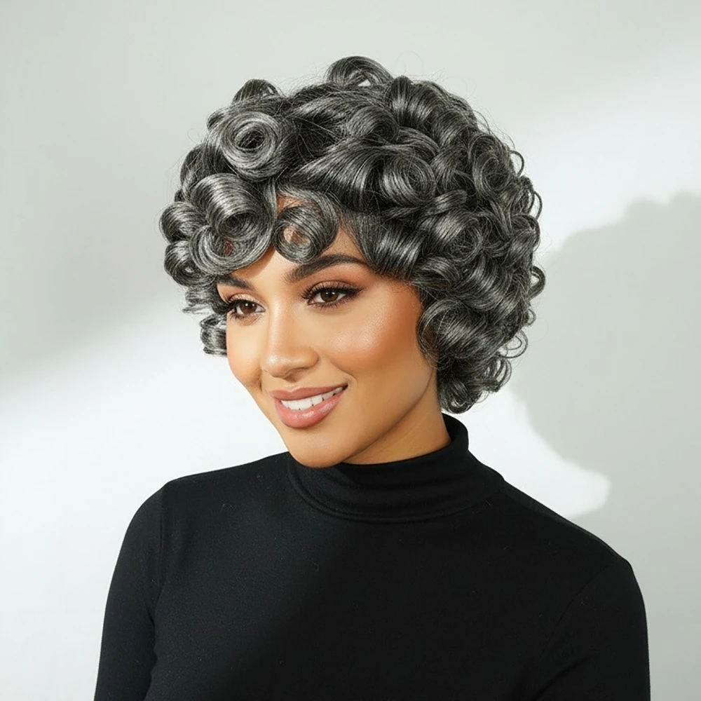 Gray Short Straight… - image