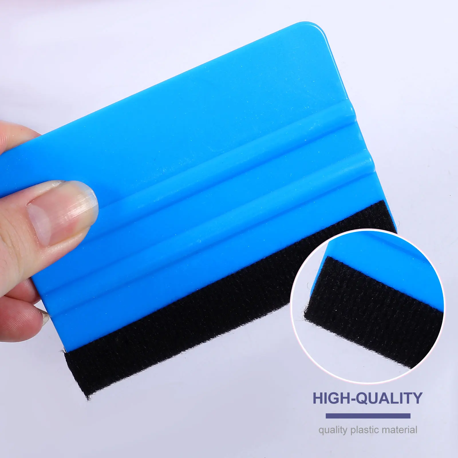 

8Pcs Double Sided Scraper Tool Heat Resistant Lightweight Plastic for Vinyl Decal Application Car Wrap Film Installation Craft