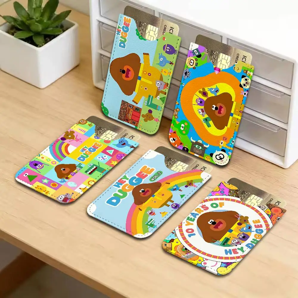 H-Hey-D-Duggee Cartoon Card Protect Credit Bank Card Holder Case Slim Wallet Protector for Men Travel Shopping