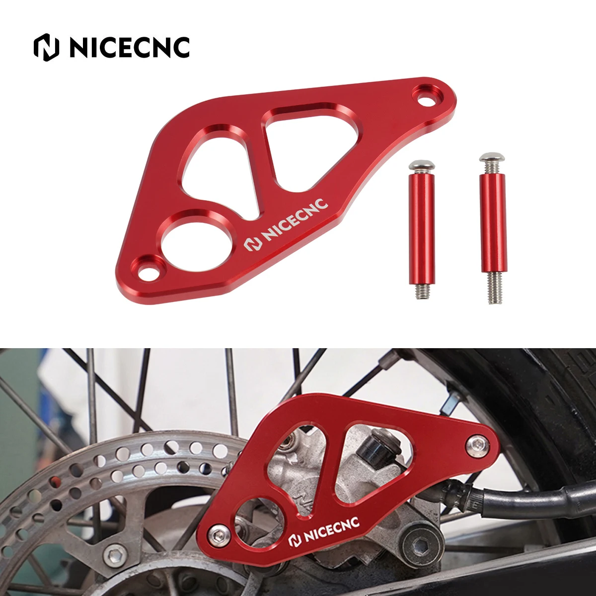 NiceCNC For Honda XR650R 2000-2007 CR125 CR250R 1997-2001 CR 125 250R XR 650R Motocross Rear Brake Caliper Guard Protector