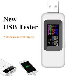 10 in 1 Type-C USB Tester Digital Voltmeter Temperature Current Voltage Meter Volt Detector Ammeter Power Bank Charger Indicator