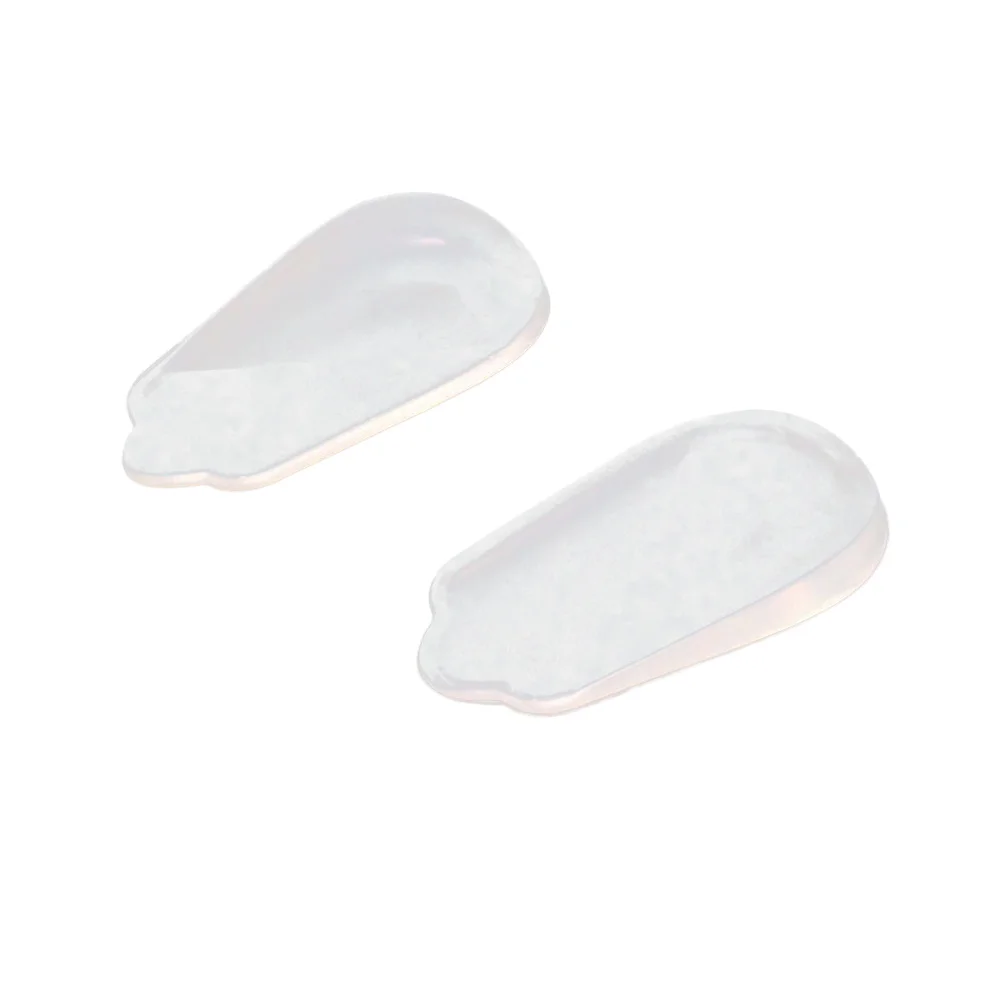 1 زوج نعال تقويم العظام سيليكون منصات كعب شفافة حجم L ل O X الساقين تصحيح رفع إدراج منصات قوس دعم #1