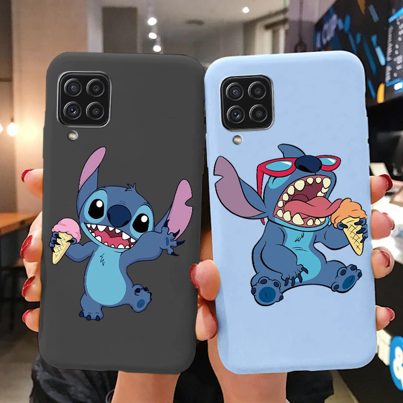 Klasyczne Lilo Stitch Case dla Huawei P40 Lite Nova 7i 6 SE telefon pokrywa Cartoon dziewczyna prezenty miękka TPU Coque Funda dla Huawei P40Lite