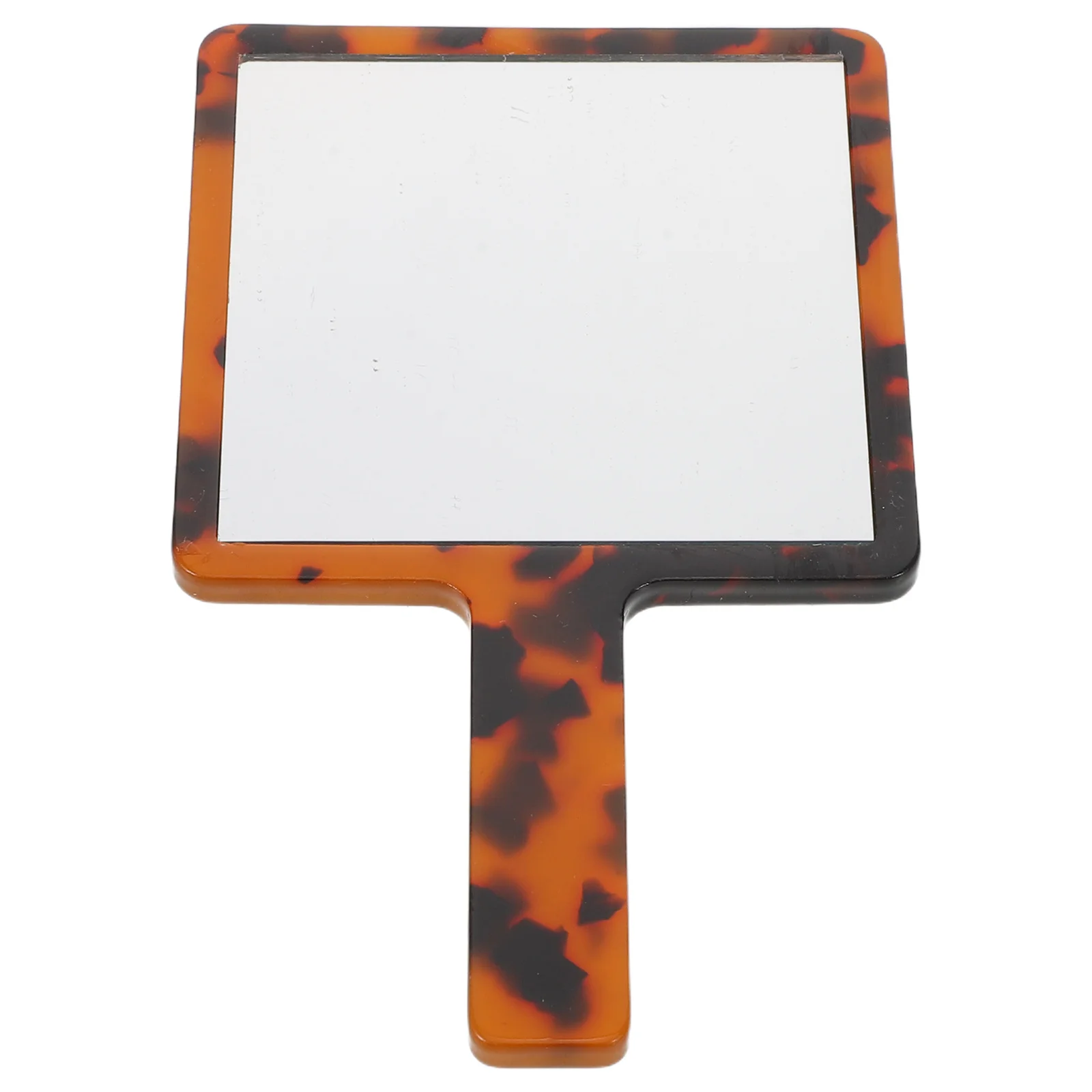 Stylish Retro Handle Mirror High Definition Glass Portable Dressing Mirror for Salon Hairdressers and Beauty Enthusiasts