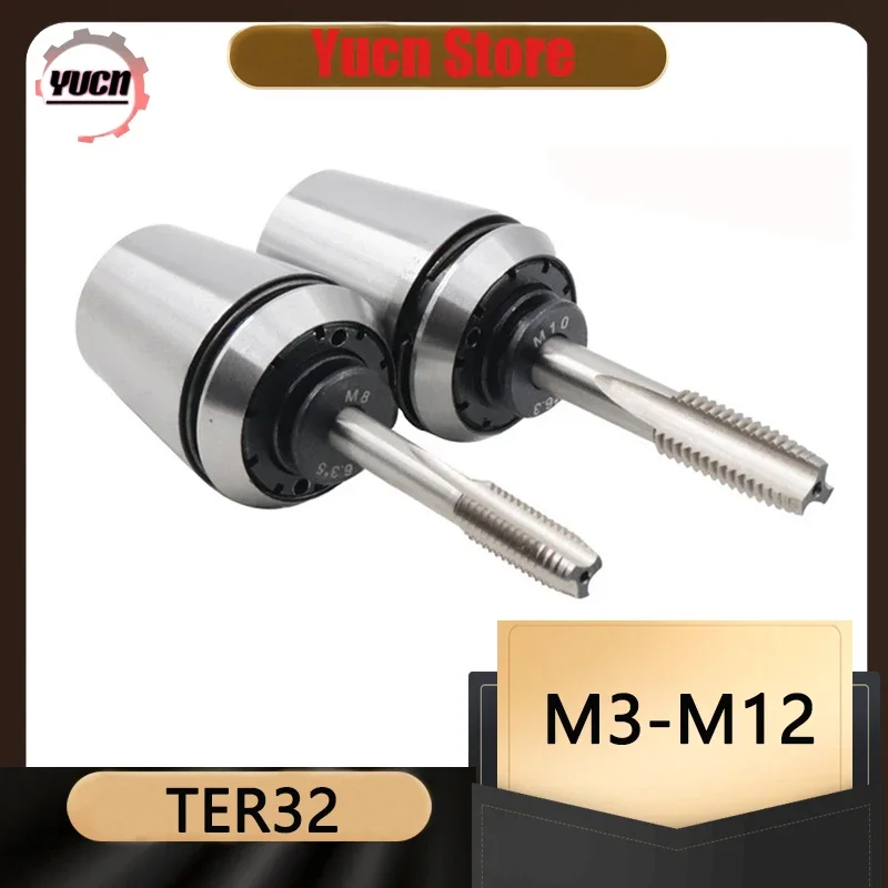 ER32 Tapping Chuck with Overload Protection TER32 Torque Chuck M3 M4 M5 M5 M6 M8 M10 M12 ER32 tap JIS ISO