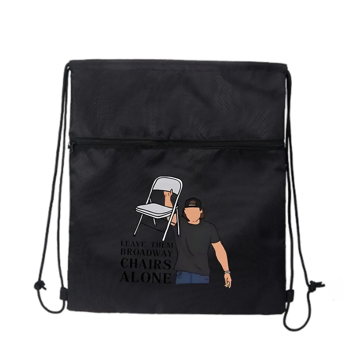 

Стул Meme Lonely Humor Черная велосипедная сумка на молнии на шнурке Компактная для велосипедных предметов первой необходимости