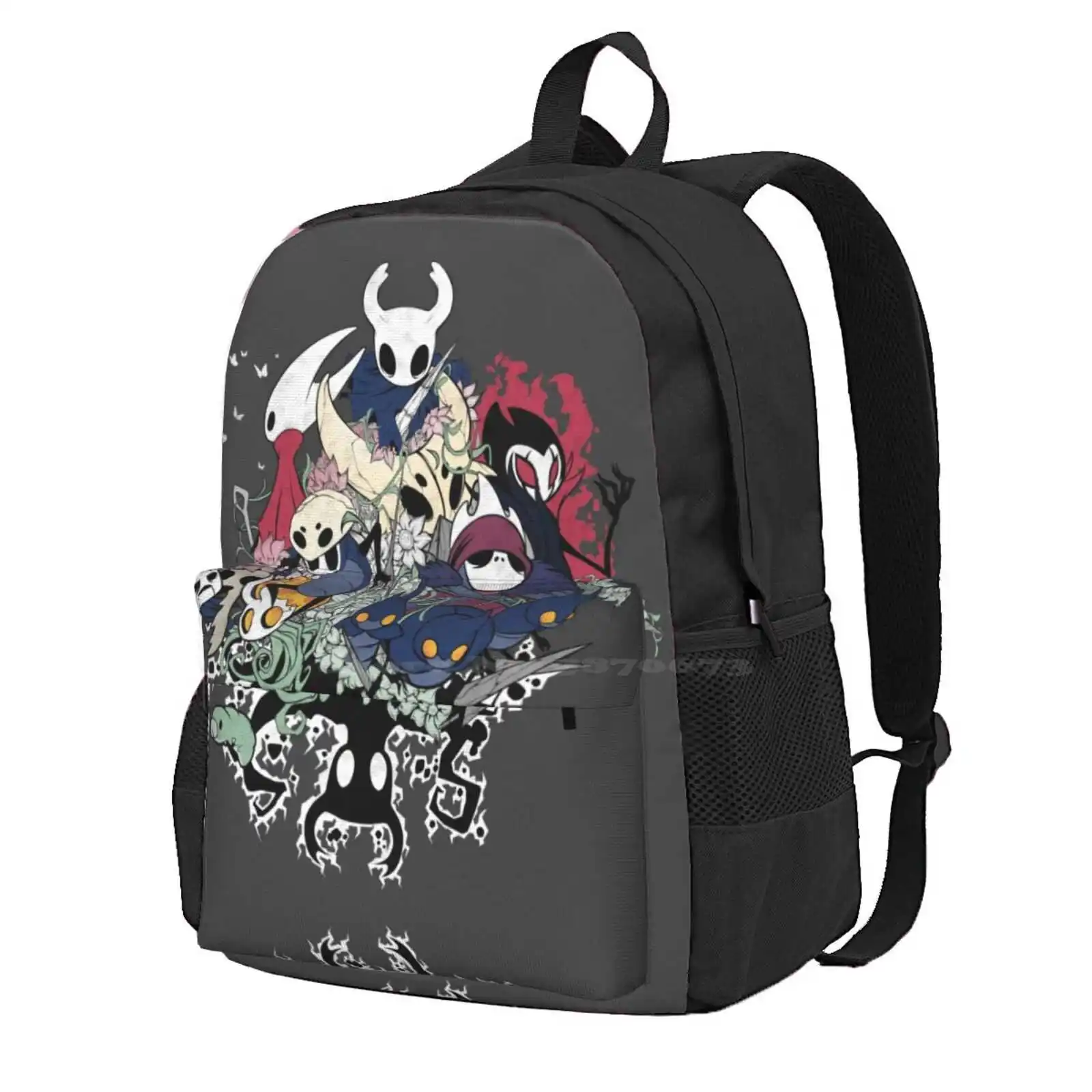 Hollow Crew Hot Sale Schoolbag Backpack Fashion Bags Gaming Team Cherry Hornet Hollow Knight Grimm Hollow Knight Nerd Geeky