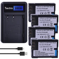 BLM-1 PS-BLM1 BLM1 PSBLM1 Battery+LCD Charger for Olympus C5060WZ C-7070 C-8080 E300 E330 E500 E510 E520 E-30