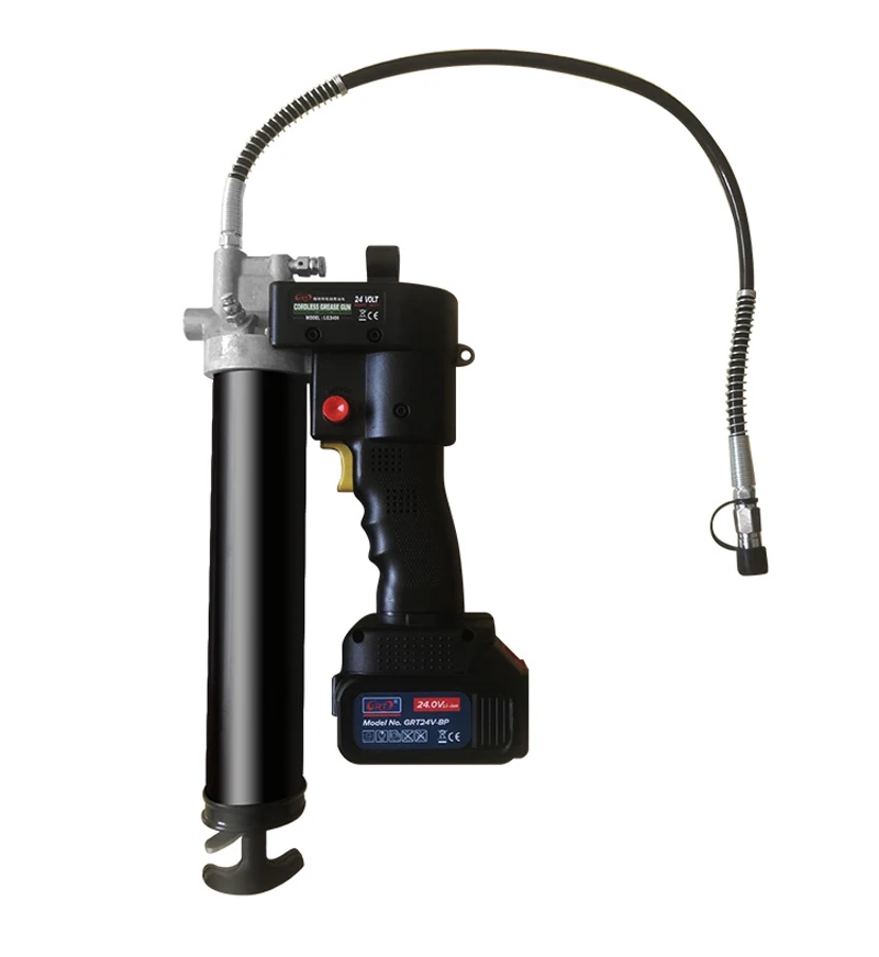 

8000psi Portable Electric Grease Gun Oil-Filling Tool with Digital Lock Button Fully Automatic Syringe Oil Grease gun